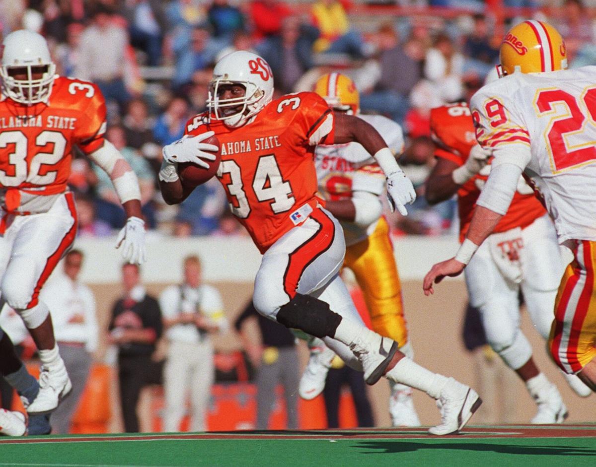 Thurman Thomas will be the first inductee into the Oklahoma State Ring of  Honor