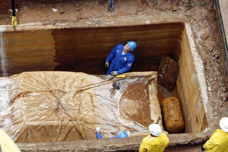Throwback Tulsa: Remember when they buried a car at the courthouse?