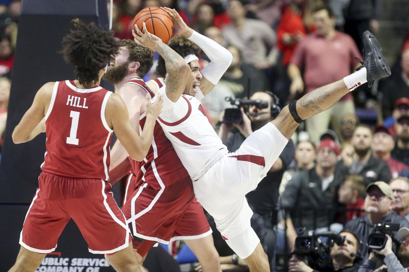 Photos Oklahoma falls to Arkansas in men's basketball in Tulsa, 8878