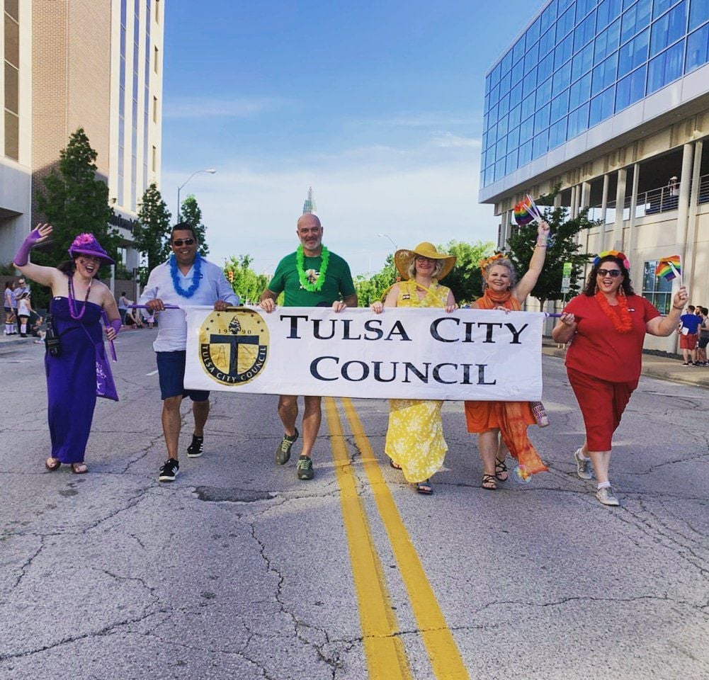 City councilors 'proud' to make historic appearance in Tulsa Pride Parade
