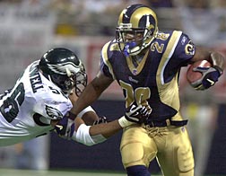 Once again, Rams play on minus Faulk