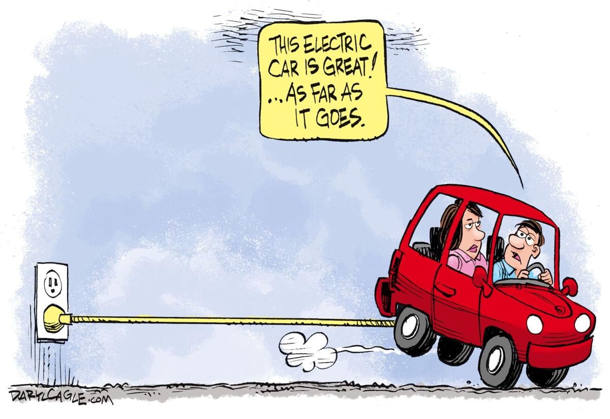 Cartoon Electric Car Range cartoon-electric-car-range