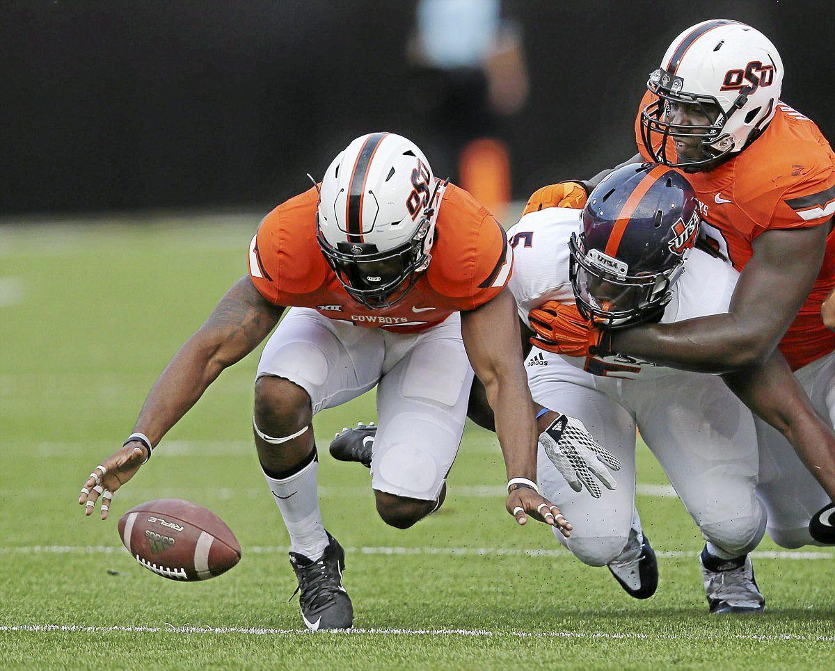 Oklahoma State Vs Utsa Game Pulse Chris Carson Game Mvp Osu Sports Extra Tulsaworld Com