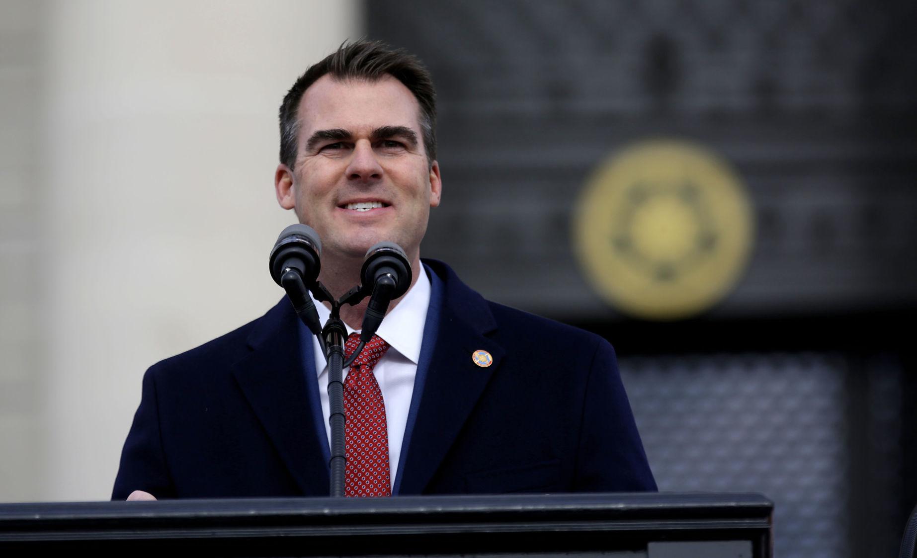 See the photos of Kevin Stitt's inauguration as he is sworn in as