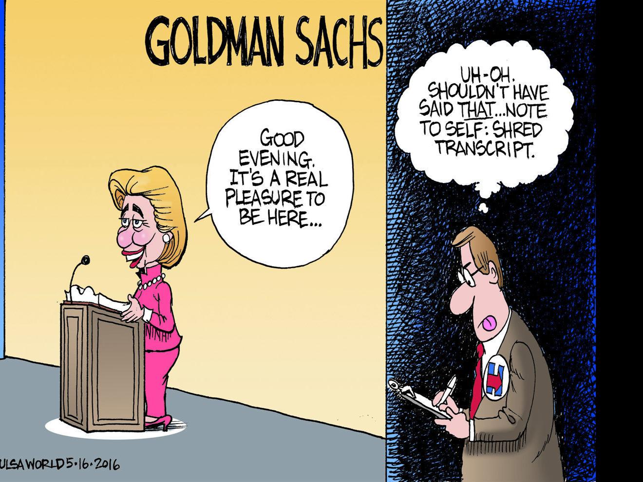 Bruce Plante Cartoon Hillary S Transcripts Opinion Tulsaworld Com