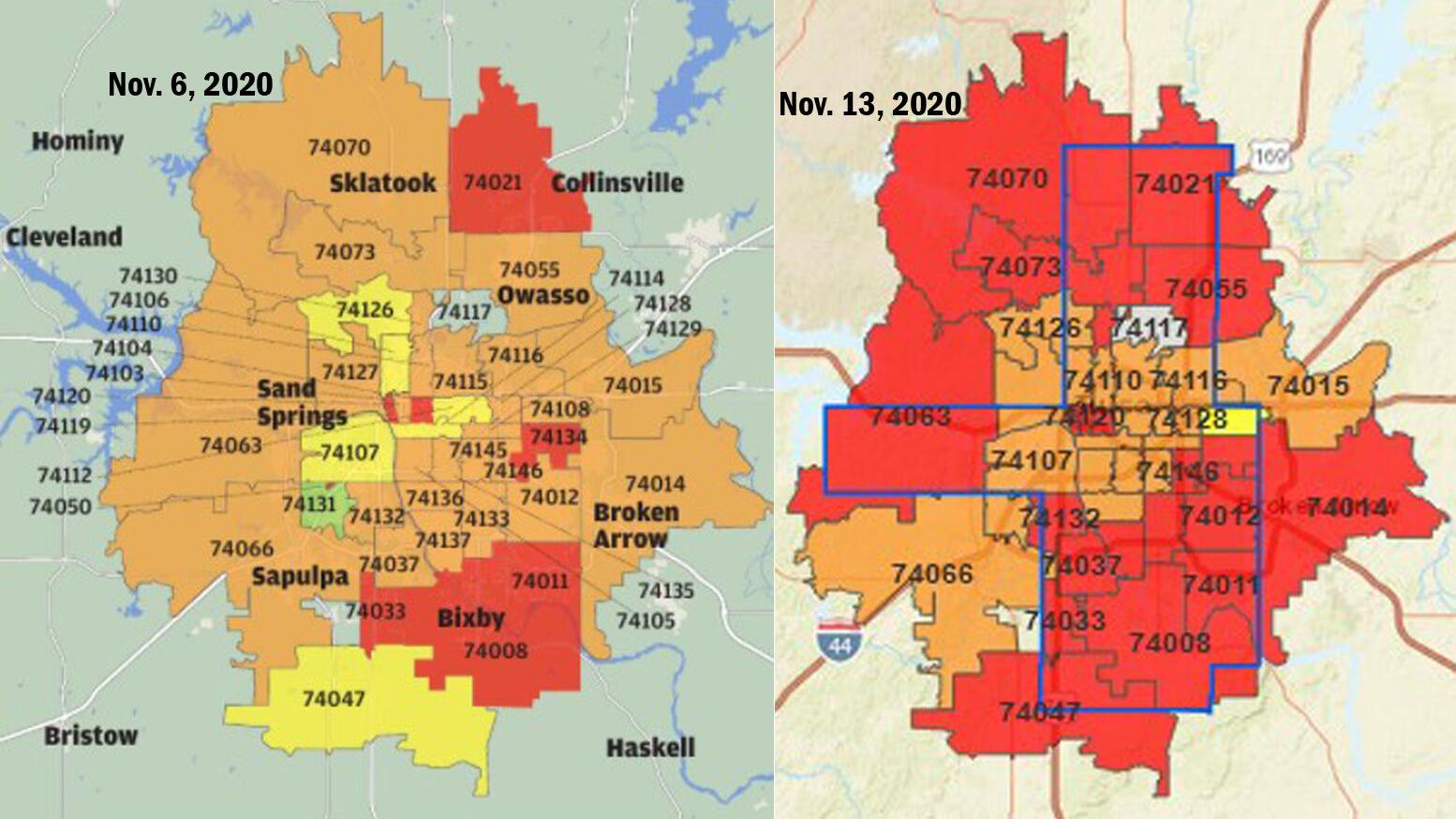 We Re Not In A Good Place 22 Tulsa County Zip Codes In Severe Covid 19 Risk Category Local News Tulsaworld Com We Re Not In A Good Place 22 Tulsa County Zip Codes In Severe Covid 19 Risk Category Local News Tulsaworld Com