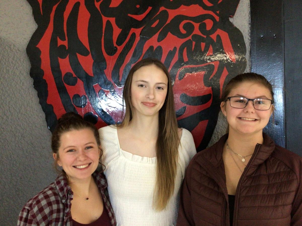 Penzie Brown, Alex Bible, and Emily Chisum