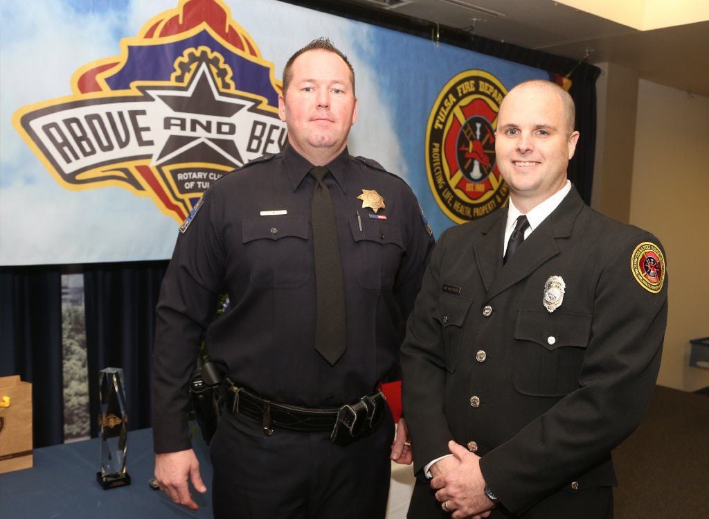 Tulsa firefighter, police officer of the year honored for their work ...