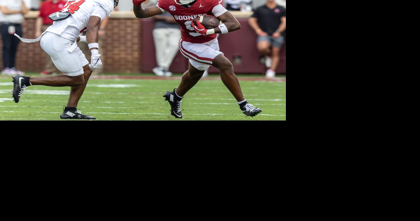 OU WR Keontez Lewis 'fine' after taking big hit vs. Temple