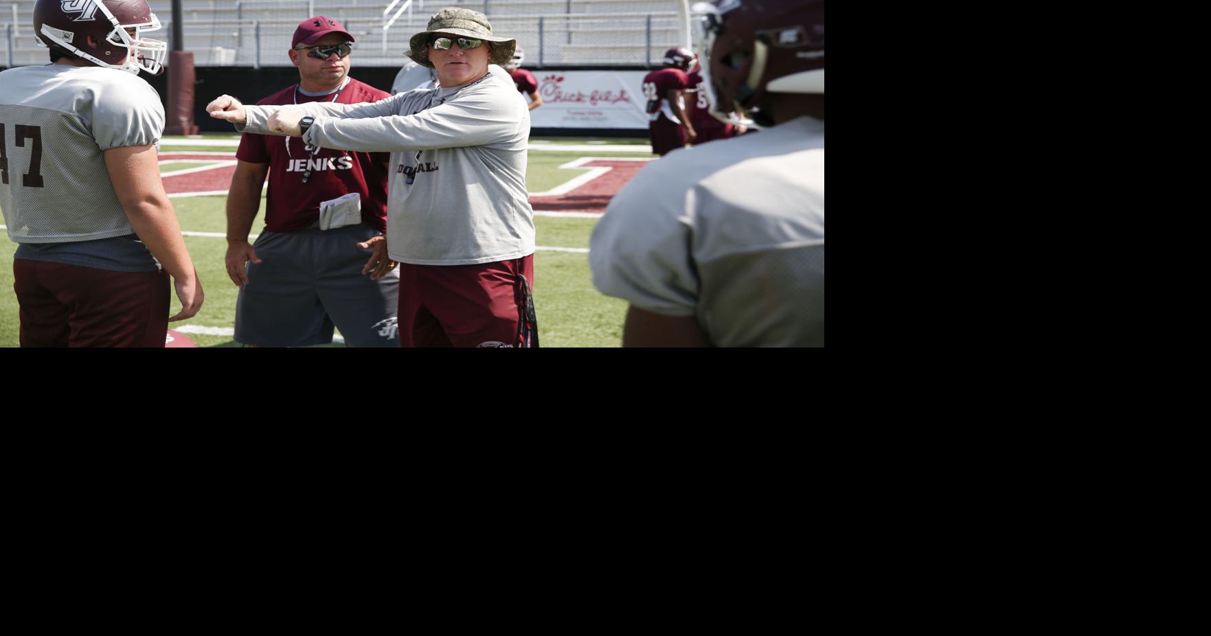 High school football: Keith Riggs at full throttle as new Jenks head coach