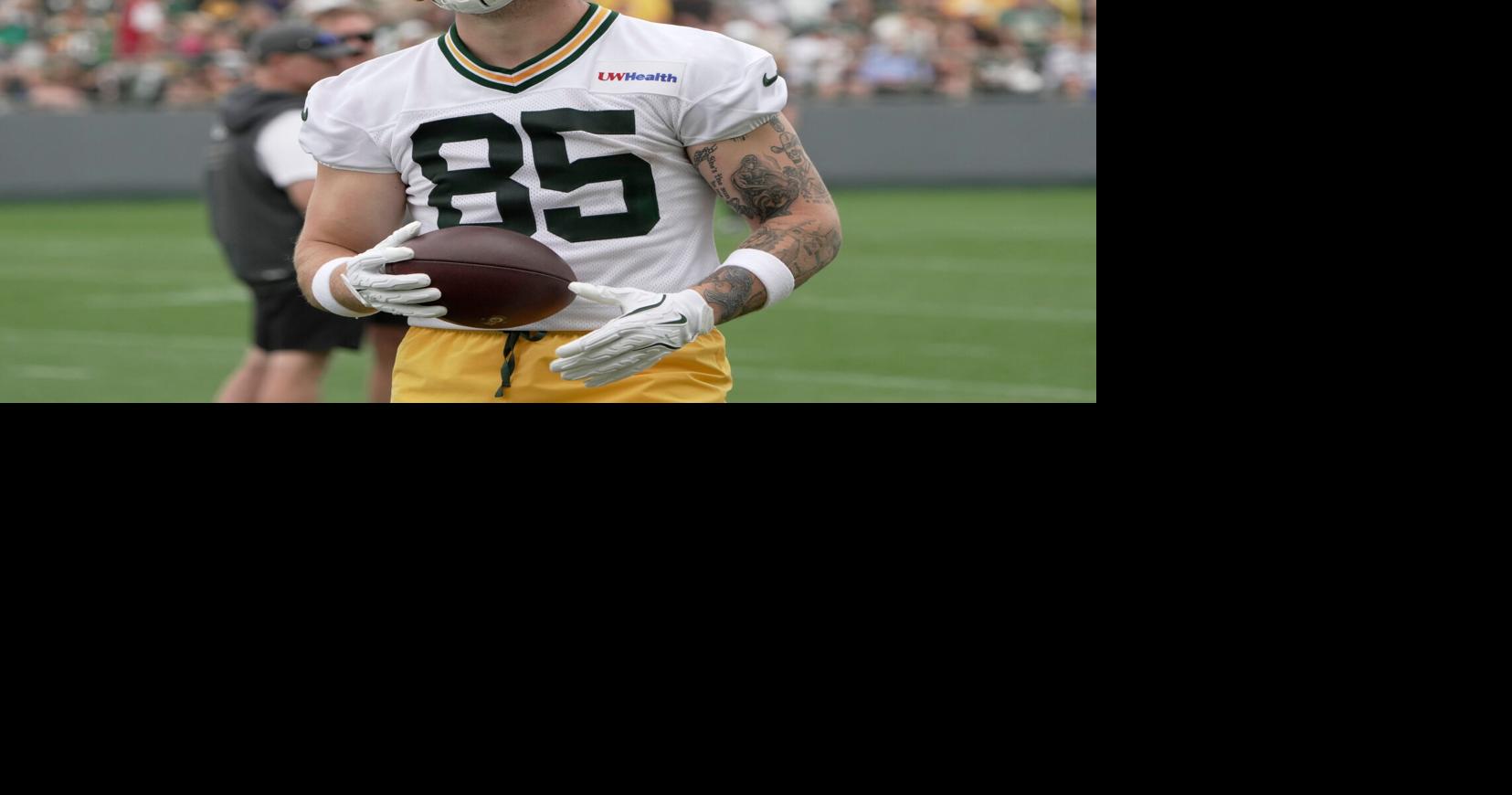 Green Bay Packers tight end Tucker Kraft is coming off ACL surgery, but is expected to be fully recovered for the start of the