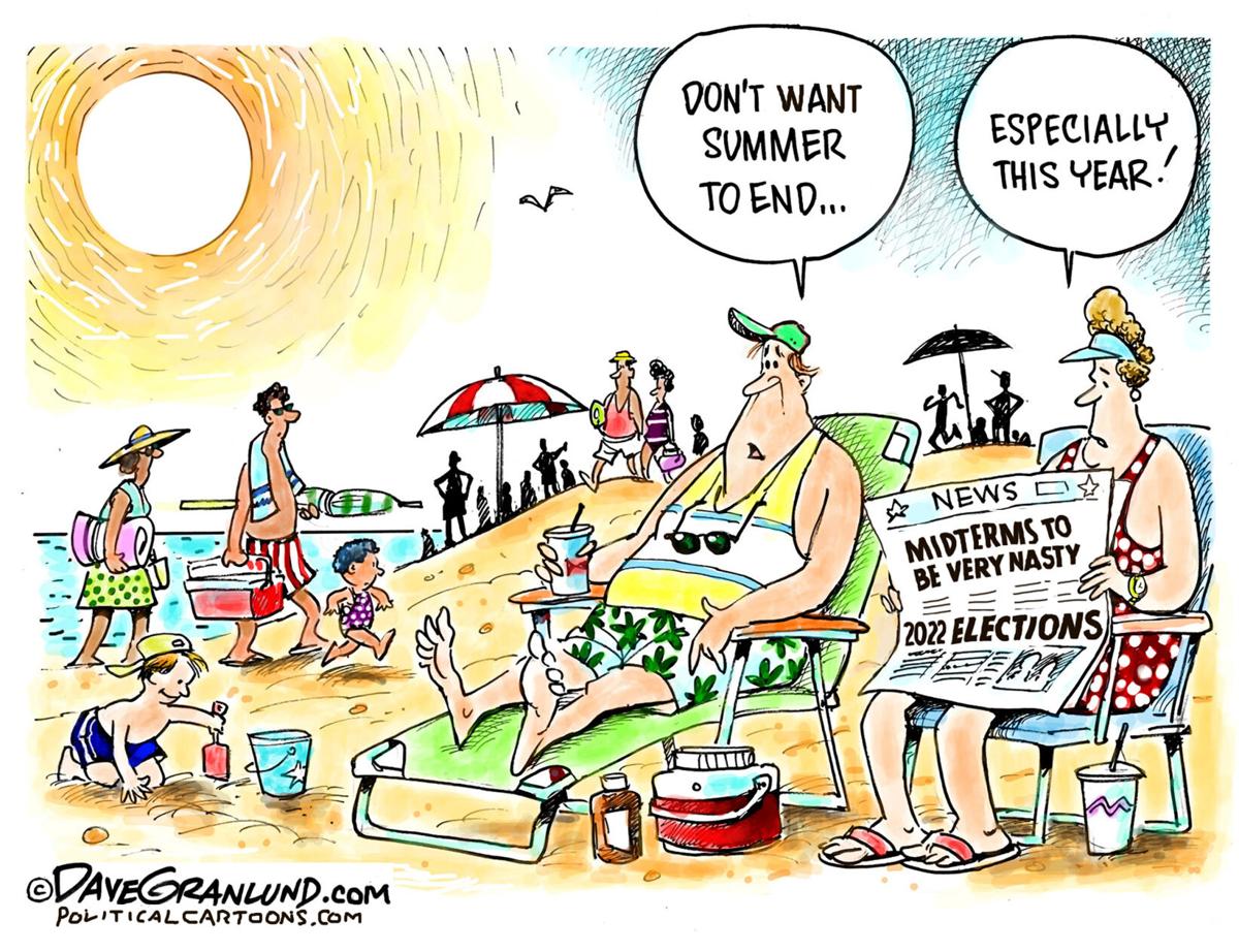 Cartoon: Summer and Midterms 2022 Cartoon: Summer and Midterms 2022