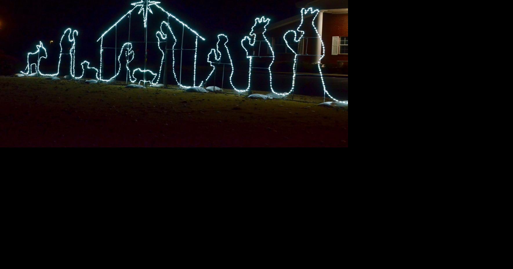 Another Wagoner Christmas light display