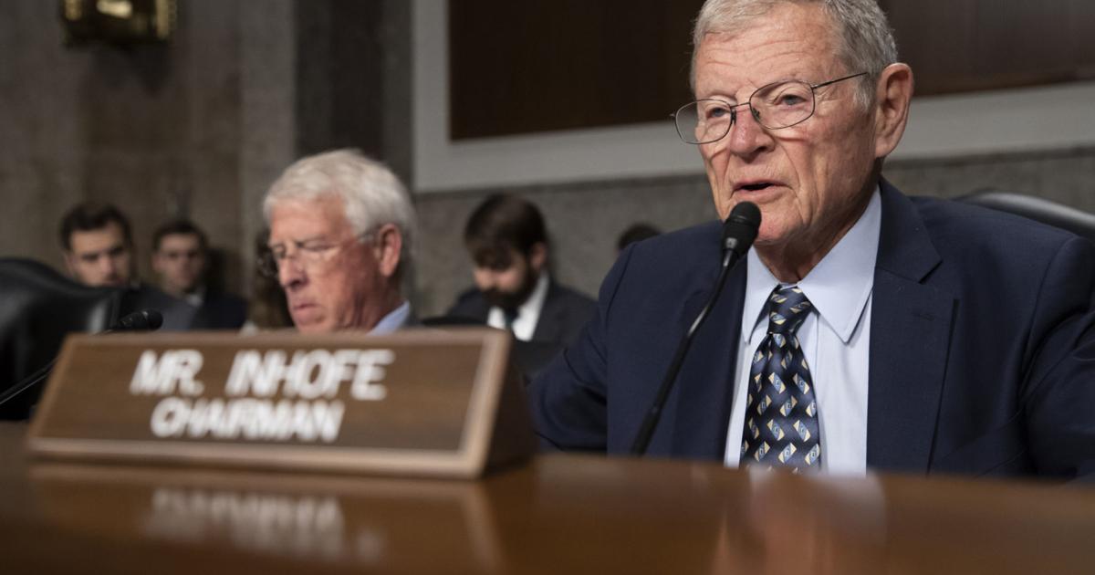 Sen. Jim Inhofe, 85, announces he's running again for reelection