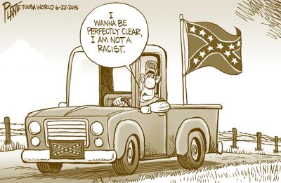 Bruce Plante Cartoon: Not a racist?