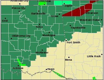 Flash flood warning in Tulsa County, parts of northeast Oklahoma ...