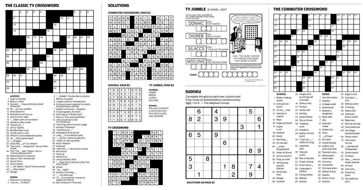 Two Pages Of Puzzles Added To Tulsa World Print Edition Daily Local News Tulsaworld Com