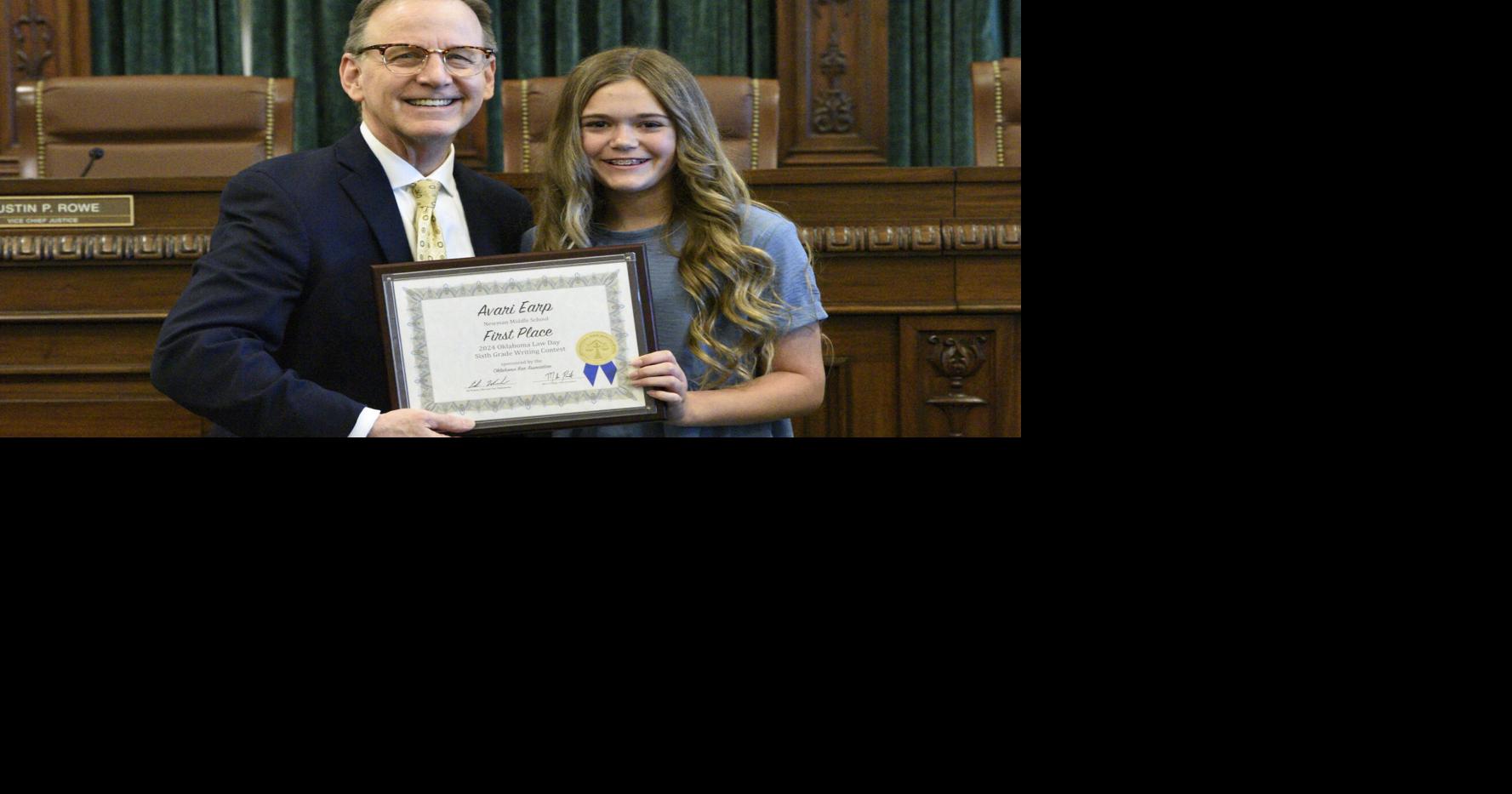 Skiatook student’s essay wins top award in Oklahoma Law Day Contest