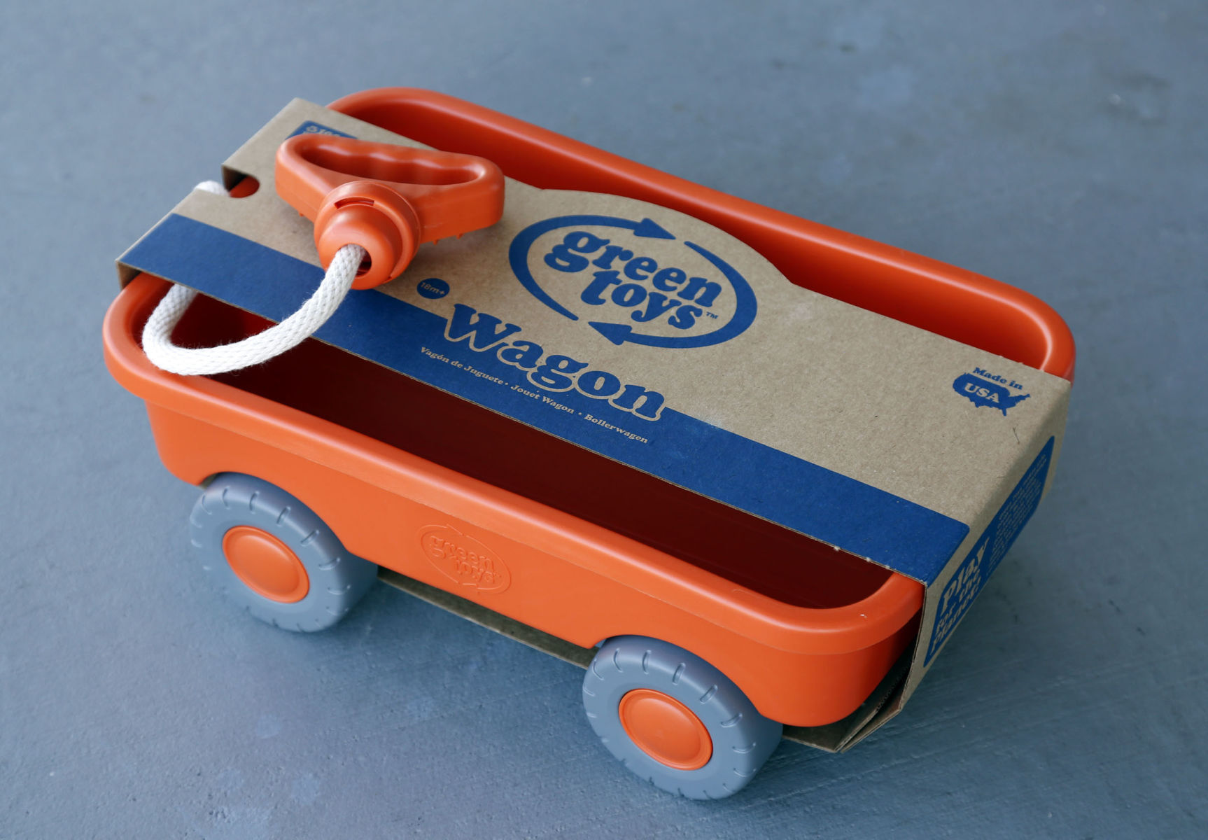 green toys orange wagon