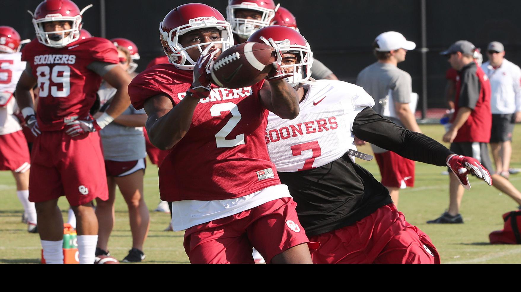 Ou Football With Camp Over Ou Receivers Keep Earning Trust With