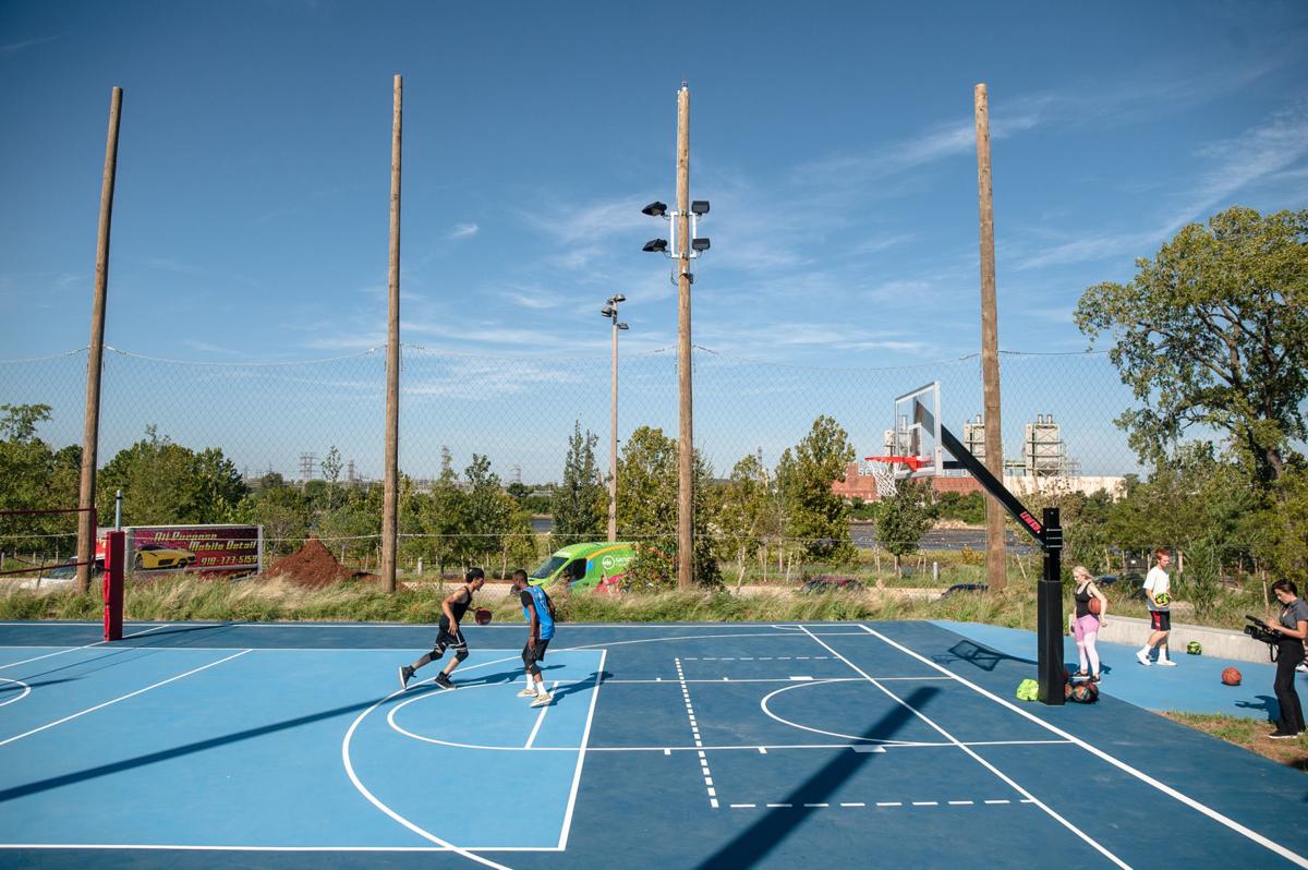 Sports courts unveiled at Gathering Place but park will have more