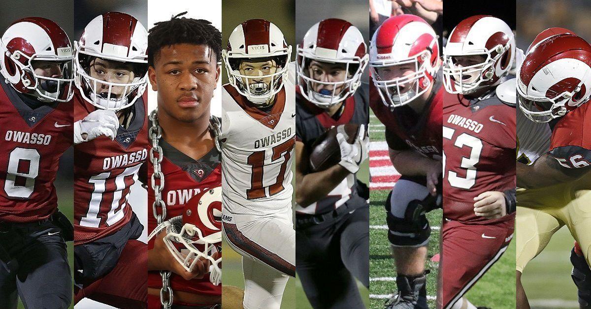 Owasso Football Rams Well Represented On 2020 All World Preseason Football Contest Presented By Bill Knight Automotive Sports Tulsaworld Com