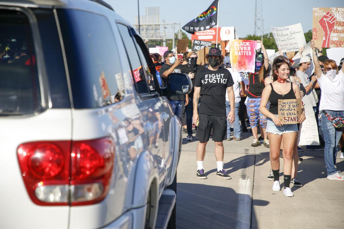 Okla. man paralyzed after falling off highway during protest