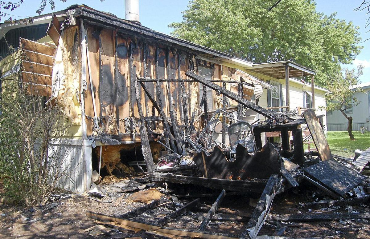 Outbuilding burnt in Sunburst Estates mobile home park