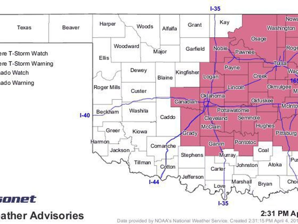 Update Power Outages Reported Across Northeastern Oklahoma As Storms Move Through Area Weather Tulsaworld Com