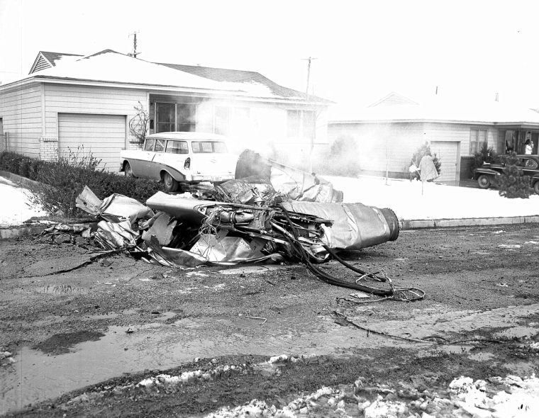 Throwback Tulsa: B-47 Jet Broke Apart, Raining Debris On East Tulsa In '58