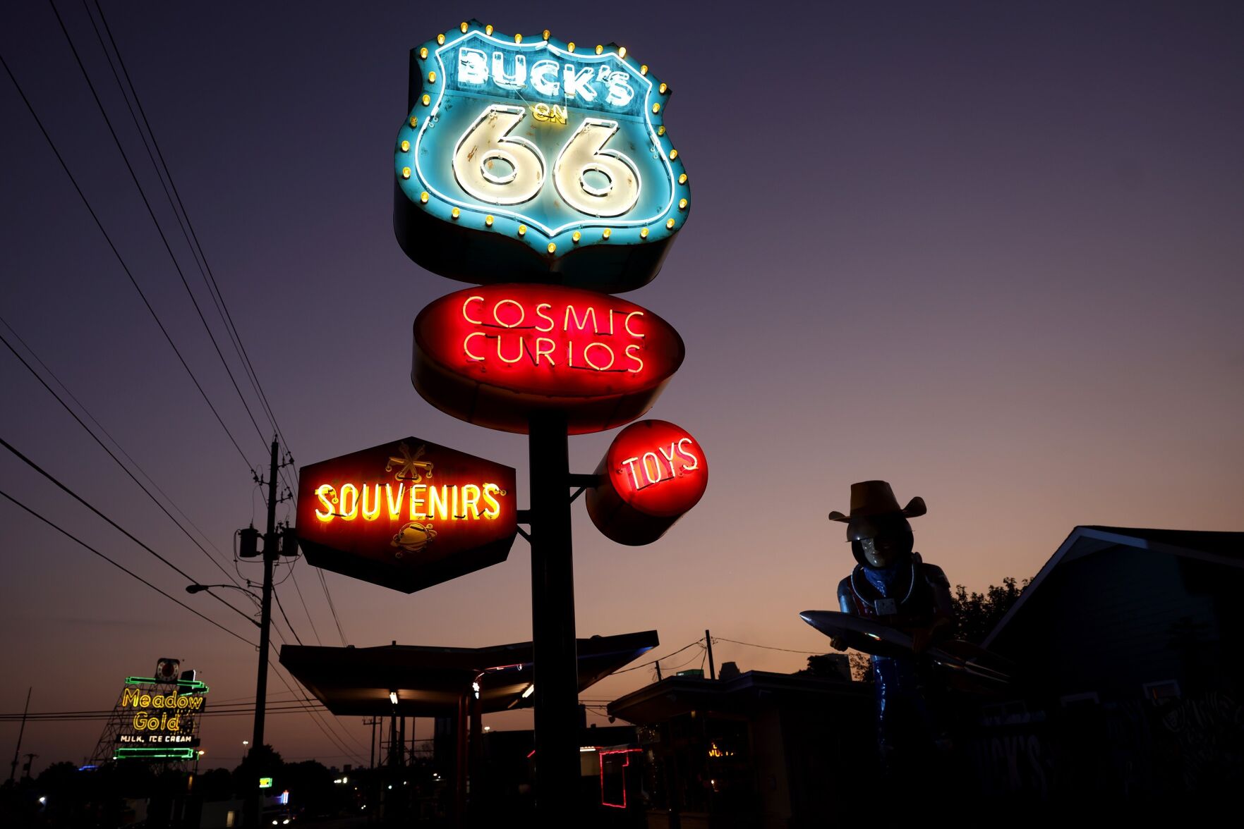 Get up and glow: Route 66 travelers treated to new and improved