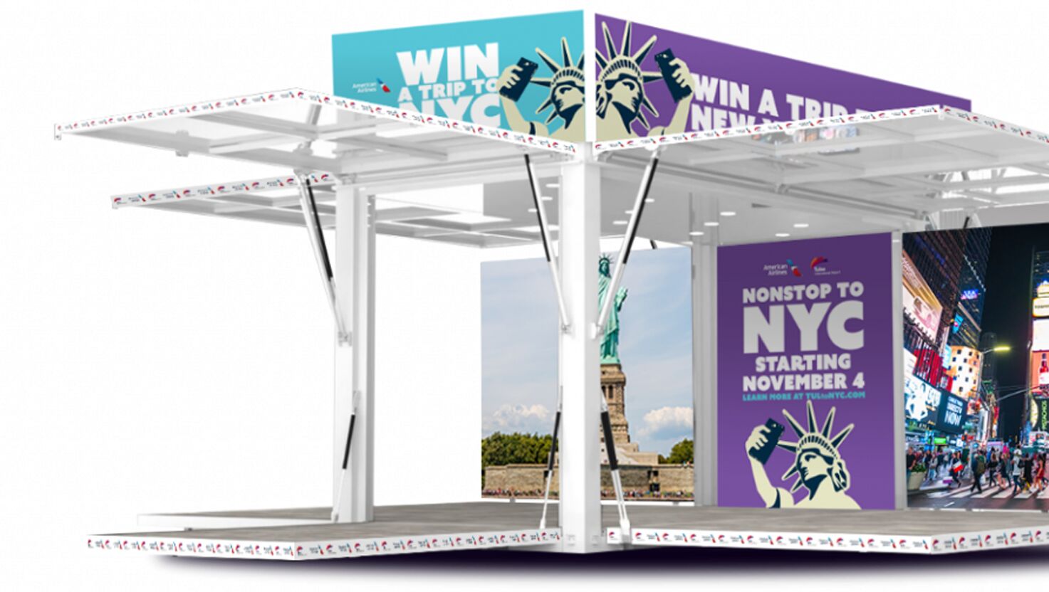 Win a free trip to NYC Traveling selfie station promotes Tulsa