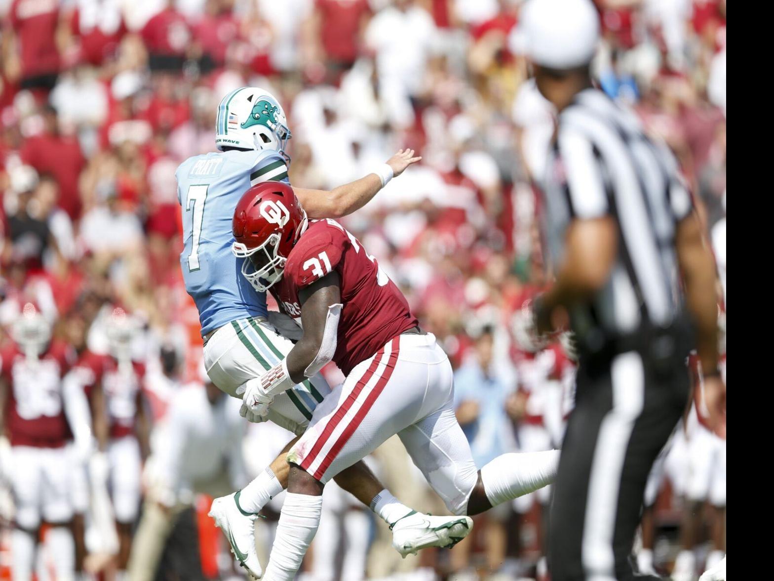 No 2 Ou Holds Off Tulane 40 35 Ou Sports Extra Tulsaworld Com