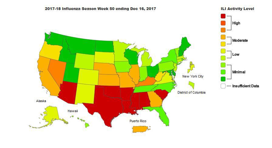 State Health Department reports 10 flu-related deaths in Oklahoma