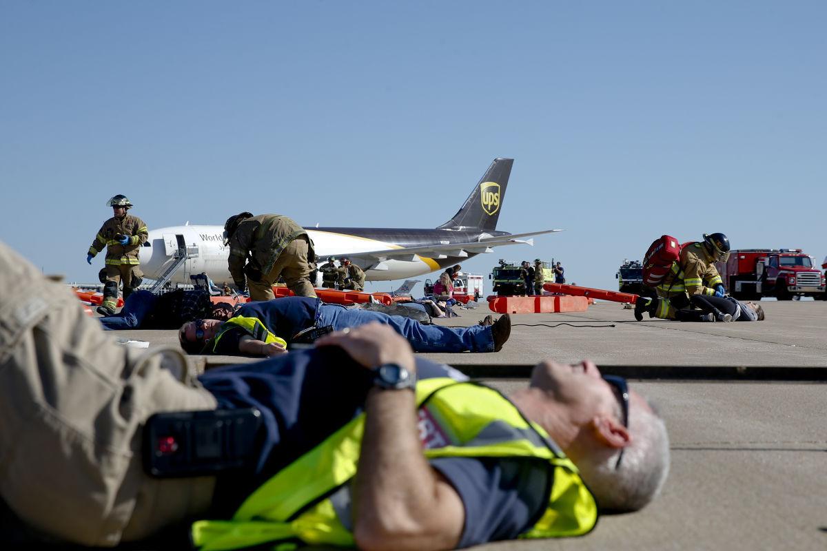 Tulsa Airport holds fullscale emergency response disaster drill Work