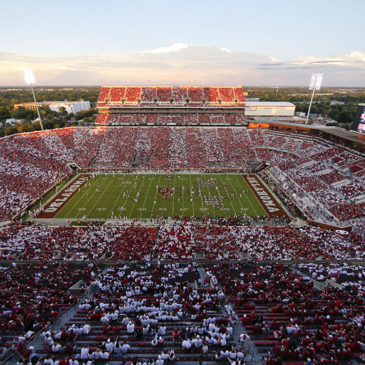 Ou Football Stripe The Stadium Set For Ucla Home Game Plus Did