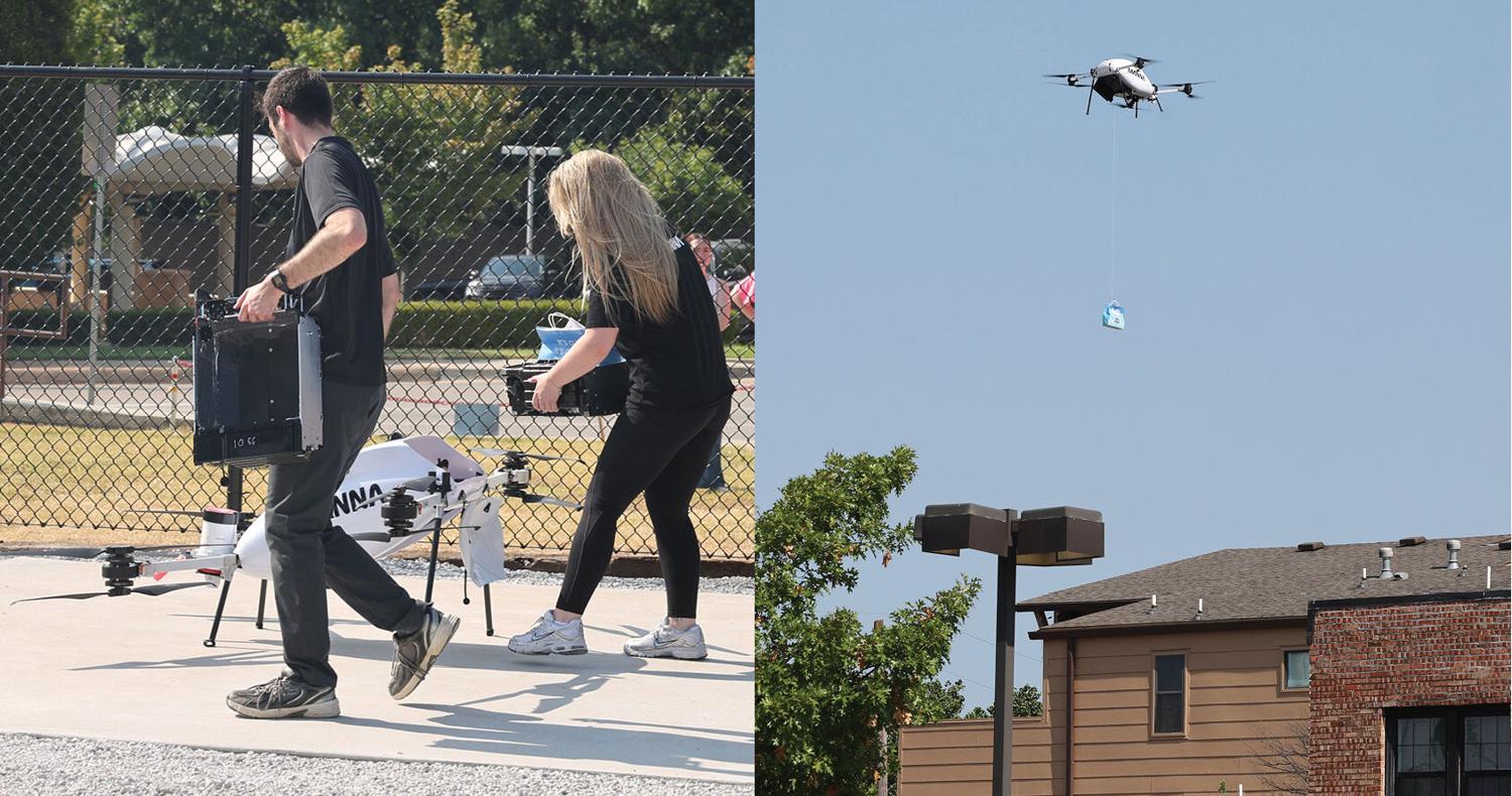 As Manna Air Delivery officially launches in Tulsa, drones make first deliveries