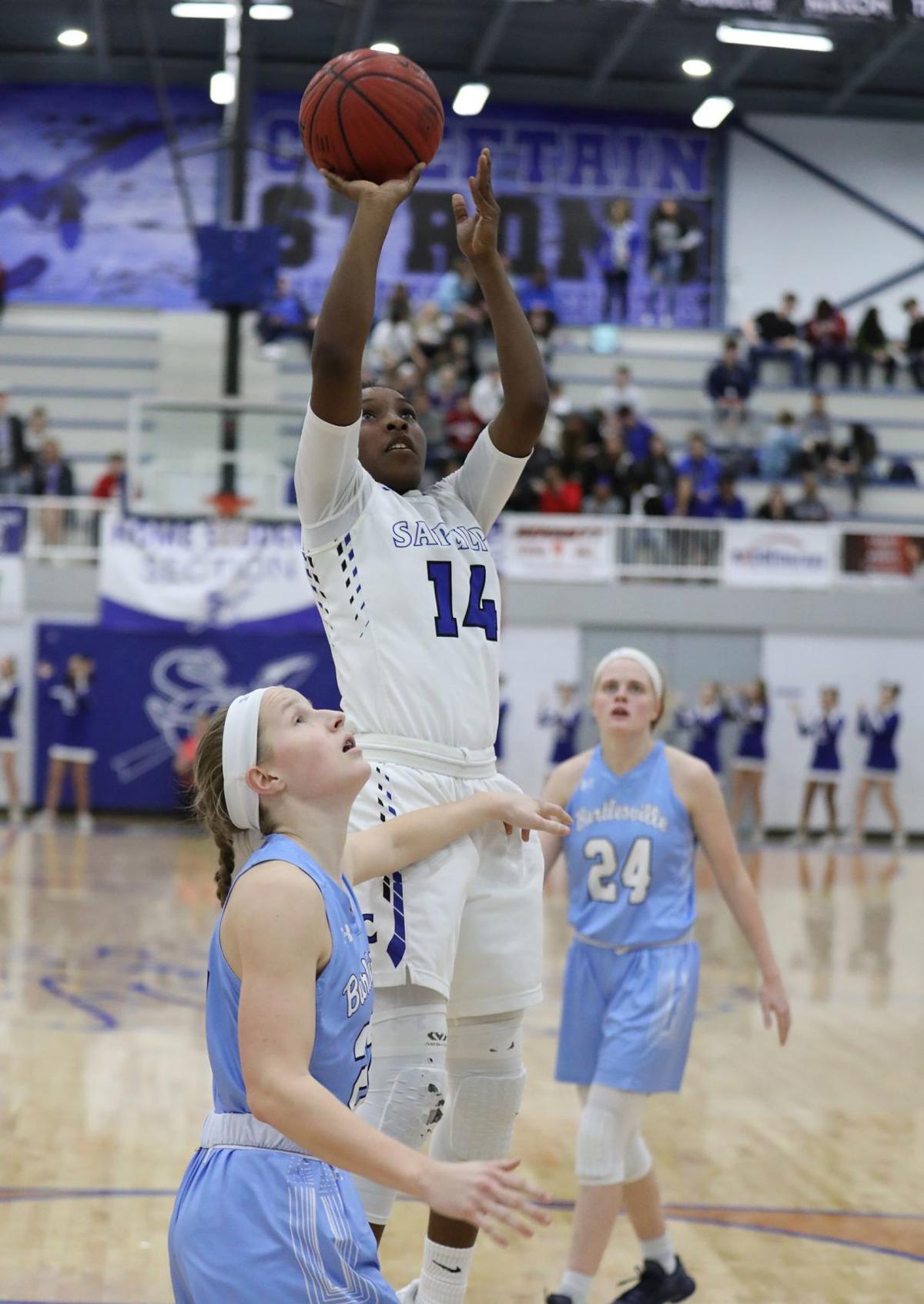 High school basketball: Sapulpa's Taylor Dement and company race past Bartlesville girls on
