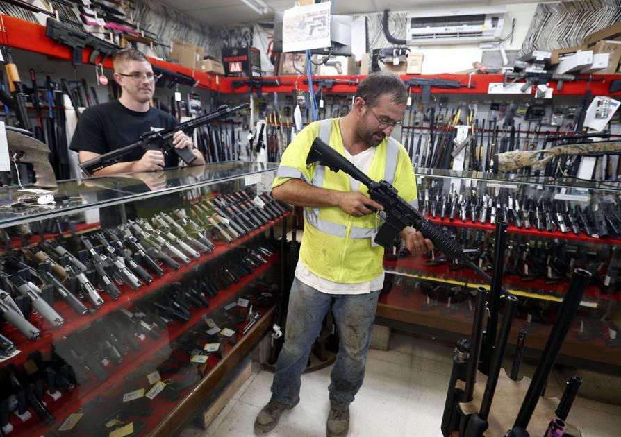 Local gun stores see expected influx of customers after mass shooting