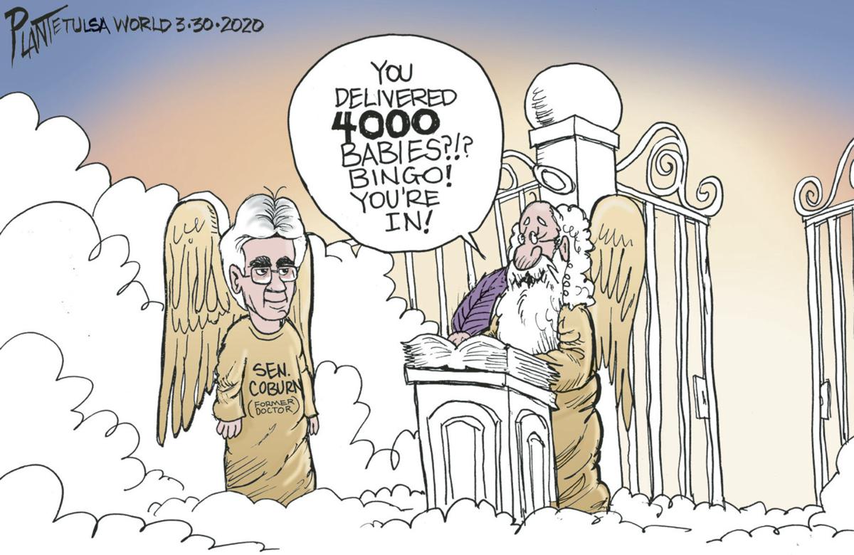 Bruce Plante Cartoon In Tribute To Former Sen Tom Coburn