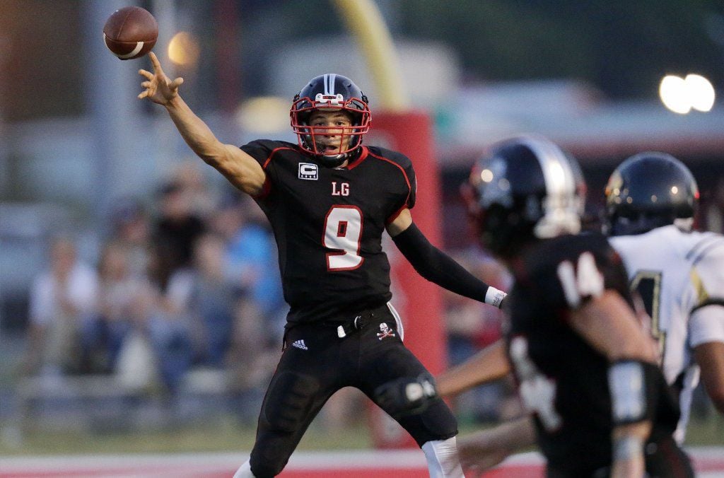 Former Locust Grove QB Mason Fine trains with Drew Brees in preparation of  NFL Pro Day