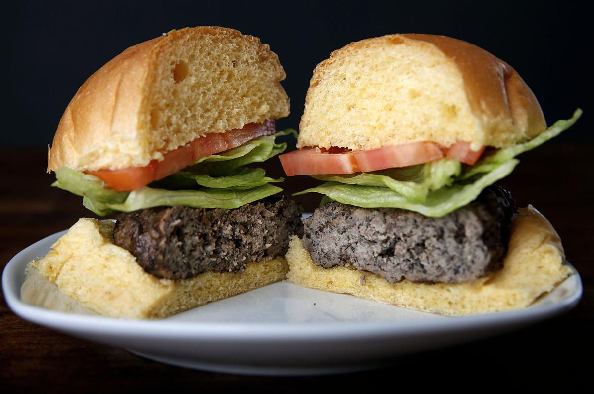 Mixing mushrooms into patties makes a healthier, more sustainable