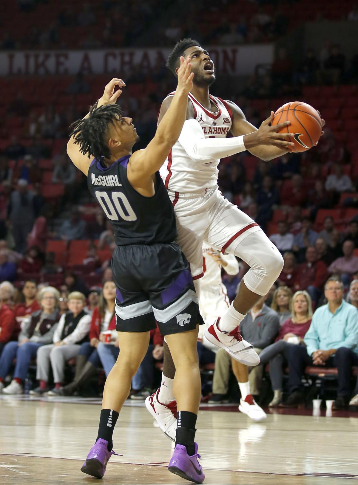 Men S Basketball Kansas State Takes Down No 20 Oklahoma 74 61