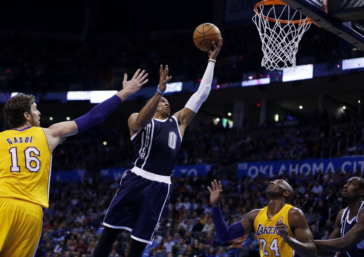 Lakers knock out Thunder on Gasol's tip-in - The San Diego Union-Tribune