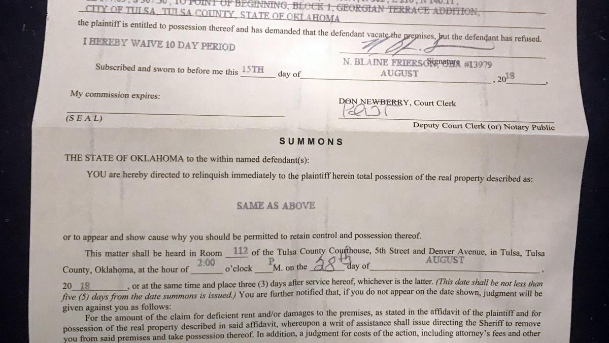 Eviction lettr