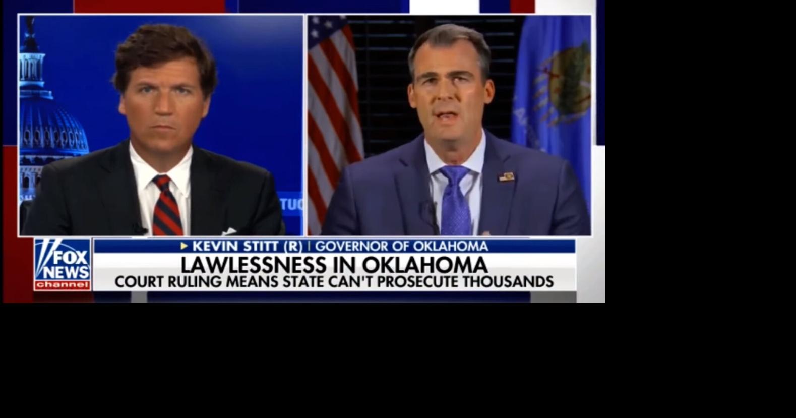 Gov. Stitt calls McGirt ruling 'preposterous' on Fox News' 'Tucker Carlson Tonight'