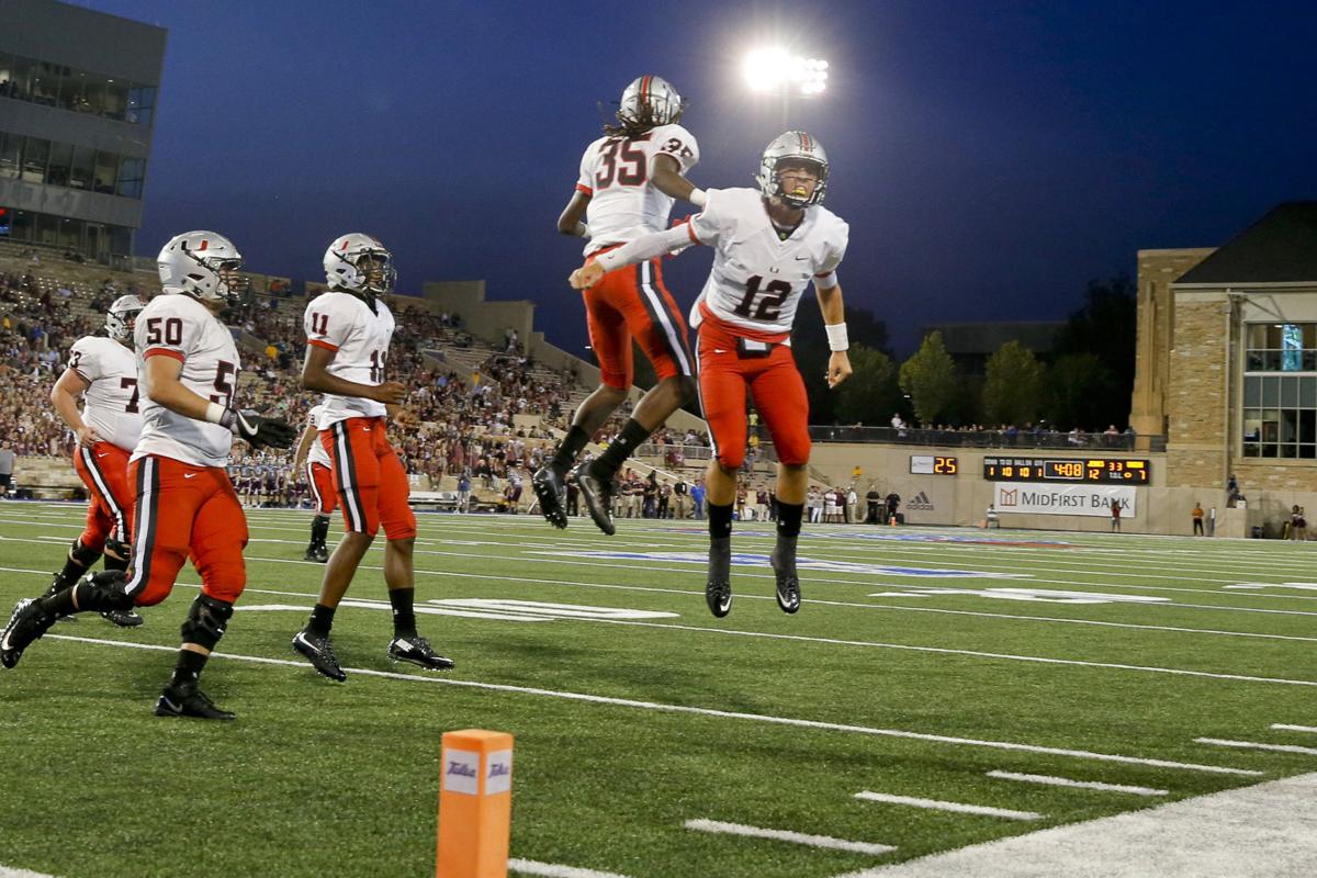 High Schools Redskins Outlast Trojans In Backyard Bowl Ok Preps