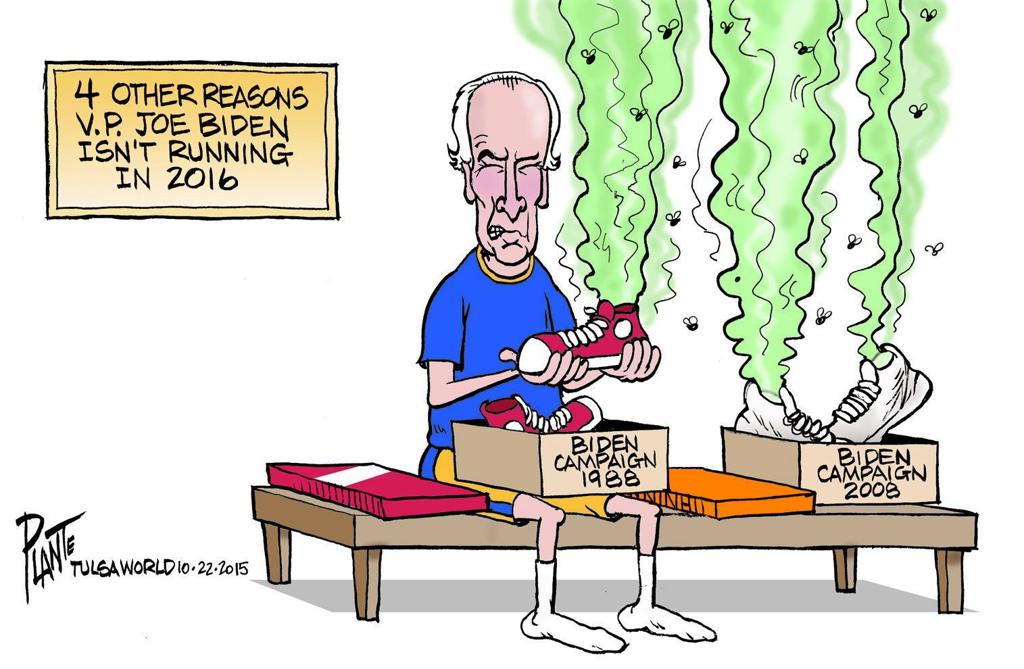 Bruce Plante Cartoon V P Joe Biden S Other Reasons Columnists Tulsaworld Com