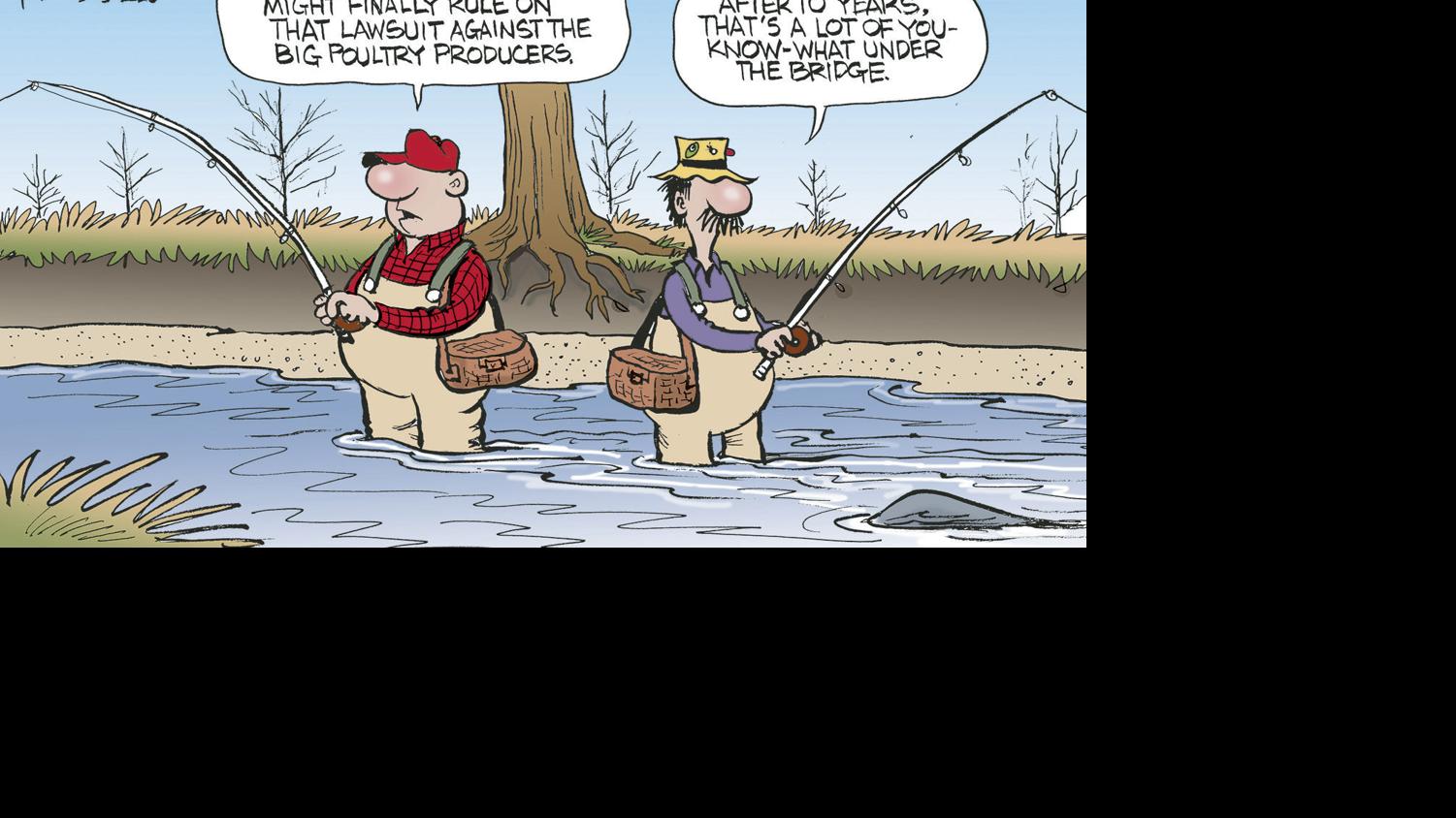 Bruce Plante Cartoon Oklahoma Water Pollution Suit Decision Columnists Tulsaworld Com