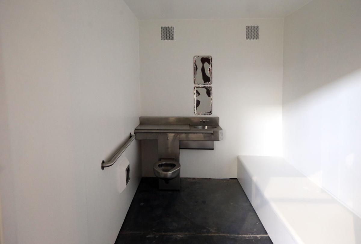 Tulsa Jail tour Mental health pods to contain features for specialized